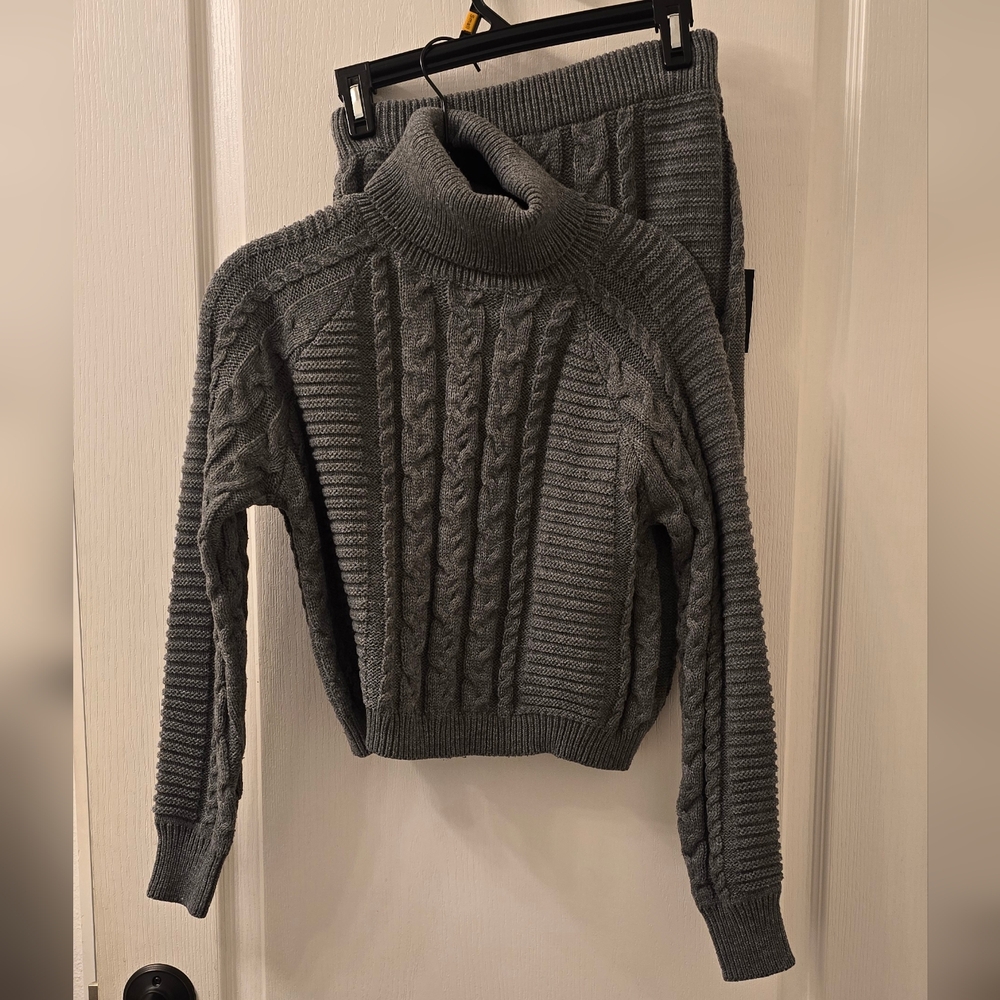 lulus cable print two piece set